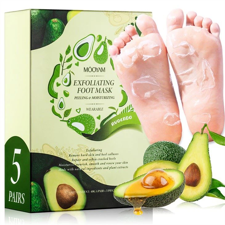 Kho Avocado Exfoliating Foot Mask