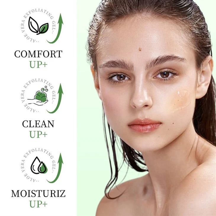 MOOYAM 100g ALOE VERA Dead Skin Removal & Hydration Boost SPARKLING Peeling Gel suppliers